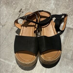 Black Espadrille Sandals